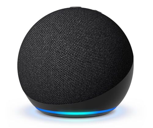 Amazon Echo Dot (newest model), Vibrant sounding Alexa speaker, Great for bedrooms, dining rooms and offices, Charcoal