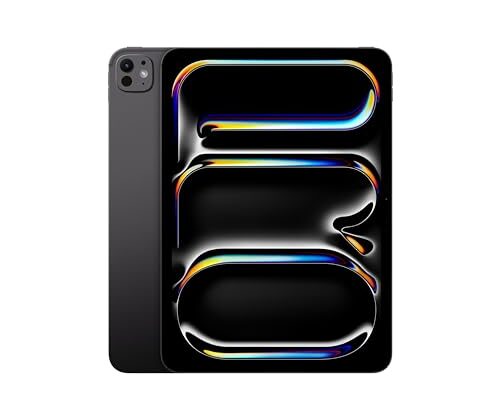 Apple iPad Pro 11-Inch (M4): Built for Apple Intelligence, Ultra Retina XDR Display, 2TB, 12MP Front/Back Camera, LiDAR Scanner, Wi-Fi 6E, Face ID, All-Day Battery Life — Space Black