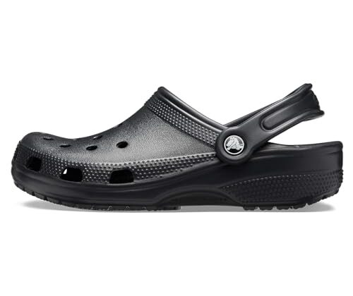 Crocs Unisex-Adult Classic Clogs (Best Sellers), Black, 8 Men/10 Women