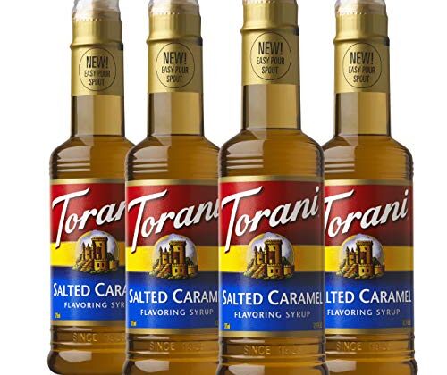 Torani Syrup, Salted Caramel, 12.7 Oz, 4Count