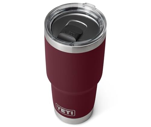 YETI Rambler 30 oz Tumbler, Stainless Steel, Vacuum Insulated with MagSlider Lid, Wild Vine Red