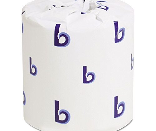 Boardwalk 6145 Bathroom Tissue, Standard, 2-Ply, White, 4 X 3 Sheet, 500 Sheets/roll, 96/Carton, 1 Count (Pack of 1)