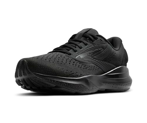 Brooks Men’s Adrenaline GTS 24 Supportive Running Shoe - Black/Black/Ebony - 10 Medium