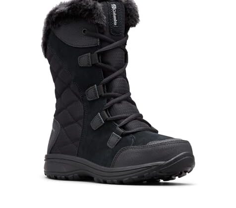 Columbia Womens Ice Maiden II, Black/Columbia Grey, 8.5