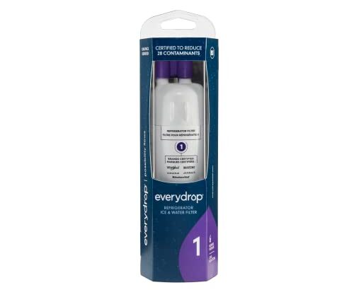 everydrop® by Whirlpool Ice and Water Refrigerator Filter 1, EDR1RXD1, Single-Pack , Purple