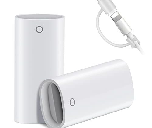 Hiicopa Charger Adapter Compatible with Apple Pencil 1st Generation, Female to Female Charging Connector for iPad Pen 1st Gen - 2 Pack