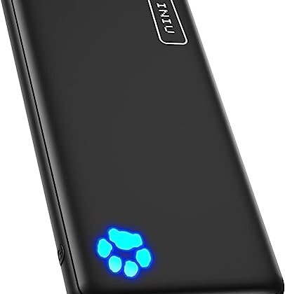 INIU Portable Charger, Slimmest 10000mAh 5V/3A Power Bank, USB C in&out High-Speed Charging Battery Pack, External Phone Powerbank Compatible with iPhone 16 15 14 13 12 Samsung S22 S21 Google iPad etc