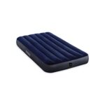 Intex 64757E Dura-Beam Standard Downy Air Mattress: Fiber-Tech - Twin Size - 10in Bed Height - 300lb Weight Capacity - Pump Sold Separately