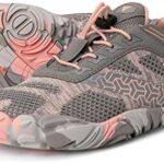 Joomra Women Minimalist Shoes Barefoot Treadmill Walking Athletic Size 10 Gym Lightweight Jogging Hiking Trekking Toes Workout Sneakers Grey Pink 41