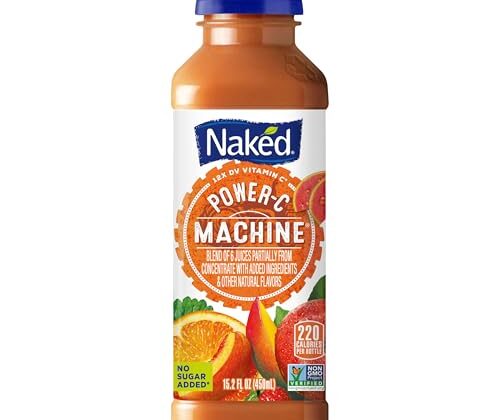 Naked Juice Power-C Machine Flavored 100% Juice Smoothie Blend, 15.2 fl oz