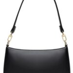 NIUEIMEE ZHOU Shoulder Bag for Women Retro Vegan Leather Classic Tote HandBags Purses with Zipper Closure
