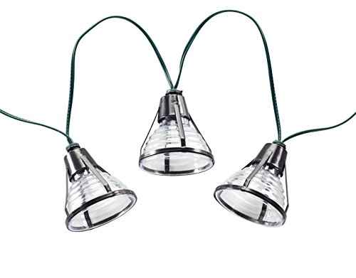 Smart Solar 3759WR20 Bente 20-Light LED Solar String Lights, Black, Includes Rechargeable Ni-MH Battery For Up To 8 Hours Of Illumination Each Night